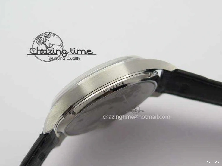MIROTIME 1230 Effortless Portuguese IW544404 SS White Dial On Black Leather Strap A 7257
